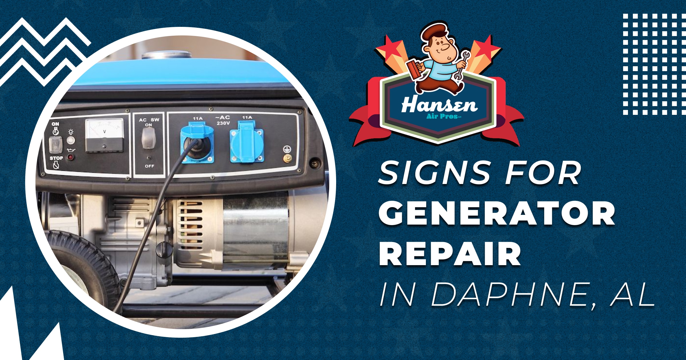 Signs for Generator Repair in Daphne, AL